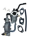 YAMAKATO Dual Tri Fuel Carburetor for Predator 4000 4375 Honda GX160 Generac Champion 163cc 196cc 212cc 224cc Generator Natural gas Gasoline LNG Propane Conversion Kit