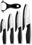 Ceramic Knife Set for Kitchen with 