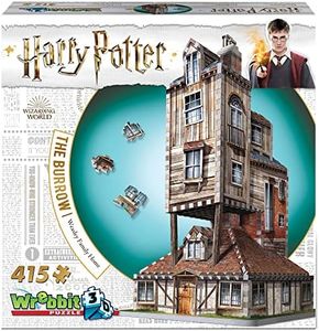 Wrebbit 3D Hogwarts The Burrow Weasley Family Home 415 Pieces Puzzle