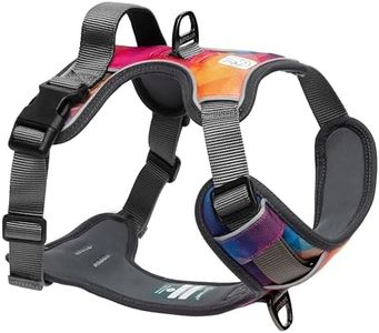 Embark Urban Dog Harness, No Pull Dog Harness with 2 Leash Clips, Dog Harness for Medium Dogs anti pull dog harness Front & Back with Control Handle, Adjustable, Soft & Padded |Puppy Harness|