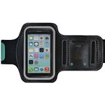 Amzer AMZ96662 Sports Workout Armband Case Holder for Apple iPhone 5C-Carrier Packaging, Black