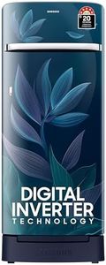 Samsung 215 L, 5 Star, Digital Inverter, Direct-Cool Single Door Refrigerator (RR23D2H359U/HL, Paradise Bloom Blue, Base Stand Drawer)