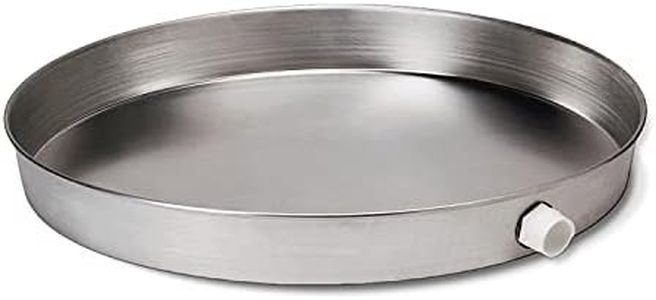 Everflow AWHP24 Aluminum Water Heater Drain Pan with 1 in. - 1-1/2 in. PVC fitting, 24 in. Diameter