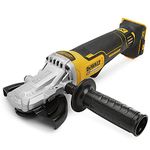 DEWALT 20V MAX* XR Angle Grinder with Brake, 5-Inch, Flathead Paddle Switch, Tool Only (DCG413FB)