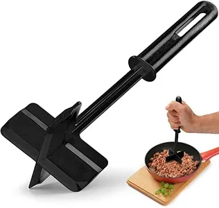 Zulay Ground Beef Chopper Tool Hamburger Smasher Tool - Meat Chopper For Ground Beef - Ground Meat Smasher - Ground Meat Chopper - Ground Beef Masher - Food Grade Nylon Heat Resistant To 410 Degrees