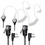 Midland AVPH3 Transparent Security Headsets with PTT/VOX - Pair