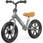 allobebe Toddler Balance Bike 2 Year Old, 12 Inch Push Bicycle for 2-5 Year Old, No Pedal Bike for Kids with Adjustable Seat and Handlebar