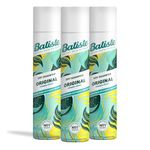 Batiste Dry Shampoo Original 200ml, Fresh & Clean Fragrance, No Rinse Spray to Refresh Hair in Between Washes (Pack of 3)