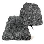 Herdio 6.5" Outdoor Rock Speakers Hardwired 400 Watt,IPX6 Waterproof Design for Pool, Garden, Deck, and Outdoor Activities (Pair)