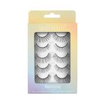 Swiss Beauty Cruelty-Free 3D Eyelashes - Pack of 10 False Eyelashes | Volumising Eye Lashes | Lengthening Eye Lashes | Lightweight Eyelashes | Shade - Black 02, Set of 5