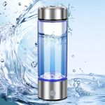 Hydrogen Water Bottle UK 2024, Hydrogen Water Bottle Generator Echo Go Water Ionizer, Portable Ion Hydrogenated Water Machine Glass Cup, Improve Water in 3 Min for Home, Office, Travel, Daily Drinking