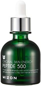 MIZON Peptide 500 Ampoule, Peptides, Adenosine, Hyaluronic Acid, Centella Asiatica, Anti-wrinkle, Skin Elasticity, Multi-Peptide Safe Formula, Moisturizing, Collagen Booster (1.01 fl oz 30ml)