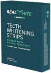 Primal Life Organics Real White Teeth Whitening Strips, All-Natural, Peroxide-Free, 28 Strips, 14 Treatments