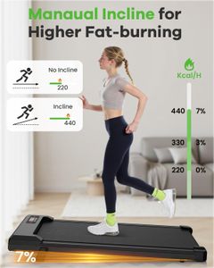 HomeFitnessCode Walking Pad Treadmill – Compact Foldable Electric