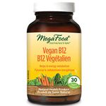 MegaFood - Vegan B12, Vitamin B12 and Folate Help to Form Red Blood Cells, 30 Count