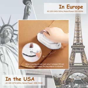 Newbealer Mini Travel Iron – Compact Portable Gold Iron