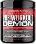 Pre Workout Demon - Advanced Pre-Workout Energy Powder with Creatine, Caffeine, Beta-Alanine & Glutamine, Berry Blast, 360g - 40 Servings