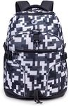 J World New York Atom Multi-compartment Laptop Backpack, Camo (black) - JWS-79 CAMO