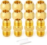 GASHER 4Packs Metals Brass Tube Fit