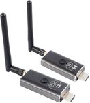 ETZIN 150M HDMI Wireless Extender 1 TX up to 4 RX 1080P 60Hz 5.8GHz Audio Video Transmitter Receiver for TV Box to Multiple for Streaming Video from Laptop,Pc,TV Box to Monitor,TV,Projector EPL-1546WA