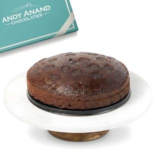 Andy Anand Sugar Free Chocolate Truffle Cake 9" - Handcrafted, Amazingly Delicious, Unique Flavor, No Artificial Preservatives - Perfect For Women Men and Kids Elegant Gift Box (2 lb)