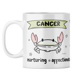 YuBingo Cancer Zodiac Mug - Nurturing & Affectionate Coffee Cup, Cancer Gift (White Coffee Mug, Tea Cup, 310ML)