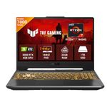 ASUS TUF A15, AMD Ryzen 7 7445HS, Gaming Laptop(RTX 3050-4GB/75W TGP/32GB RAM/1TB SSD/FHD/15.6"/144Hz/Backlit Keyboard/48Whrs/Windows 11/Graphite Black/2.3 Kg) FA506NCG-HN250W