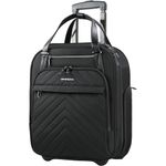 VANKEAN 16" Multifunctional Underseat Travel Suitcase Lightweight for Men Women (Black)