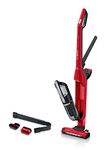 Bosch BBH3ZOOGB Serie 4 Flexxo ProAnimal 2 Cordless Stick Vacuum Cleaner with 2in1 Handheld/Stick Design, Brush Roll Nozzle for Pet Hair, 25.2V Battery, 55 Minutes Run Time, Tornado Red