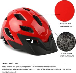 Exclusky Kids Bike Helmet – Adjustable Bicycle & Scooter Helmet, 50-57cm