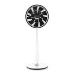 Duux Whisper Standing Fan, with Remote Control, 26 Cooling Speeds, Height Adjustable, Multi-direction Oscilating, Powerful & Ultra Quiet Fan With Night Mode, Timer, White