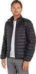 Tommy Hilfiger Men Jacket for Transition Weather, Black (Black), L