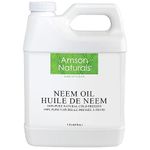 Neem Oil 1900 ml / 64 oz - 100% Pure & Natural, Cold pressed, Multipurpose uses, DIY recipes Amson Naturals.