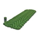 KLYMIT STATIC V Sleeping Pad, Lightweight, Outdoor Sleep Comfort, Best Camping Gear for Backpacking and Hiking, Inflatable Camping Mattress