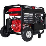 Durostar DS10000E 16 HP Gasoline Powered Electric Start Portable Generator with Wheel Kit, 10000-watt, EPA Approved