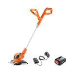Flymo 18V EasiTrim Plus 230 Cordless 2-in-1 Grass Trimmer Kit - With 18V Power For All Battery and Charger, 23cm, Shrubbing Function, Plant Guard, Power For All Alliance