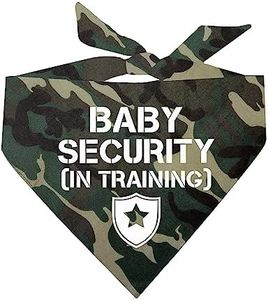 Baby Security in Training Baby Announcement Dog Bandana (Camo, OS 223) GB