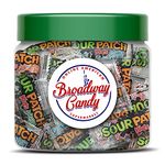 Broadway Candy Sweets Jar 350g - Sour Patch Kids - Individually Wrapped American Sweets - Bite-Sized Gummy Candies - Approximately 50 Pieces