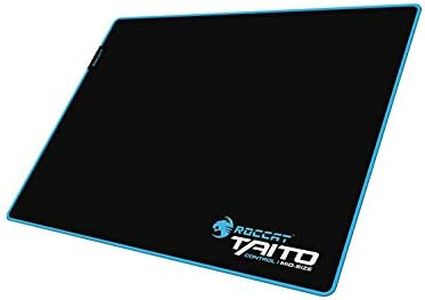 Roccat Taito Control Alfombrilla de Gaming – Superficie de Control Total, Borde Cosido y Duradero, Reverso de Goma, Material Duradero (400mm x 320mm x 3mm)