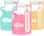 ZÜCÜBéBé Breastmilk Storage Bags(150PCS)，8oz Milk Storage Bags for Breastfeeding，BPA Free with Easy Pour Spout, Self Standing, for Refrigeration and Freezing