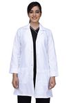 UNIFORM CRAFT Women's Polyester and Cotton Twill Doctors Coat, White