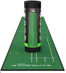 PuttOUT Large Golf Putting Mat, 367cm x 67cm