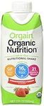 Orgain Organic Nutrition Shake, Strawberries & Cream, 11 Oz, 4 Count