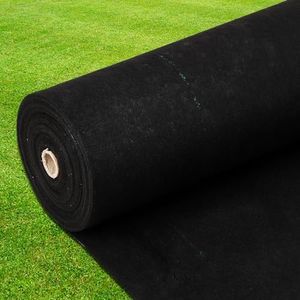 Woven Landscape Fabric 5.8oz, Towallmark 3 x 300FT Weed Fabric Barrier, Double Layer, Garden Fabric Weed Barrier, Weed Control Fabric Ground Cover, Gardening Mat for Garden Beds, Landscaping