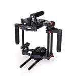 Filmcity Power DSLR Camera Cage for DSLR DSLM Cameras Only. Adjustable Handles & 15mm Rod Adapter. Tripod Compatible. Comes with Quick-Release Plate (FC-CTH)