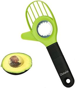 Dotala 3 in 1 Avocado Slicer Tool Works as a Splitter, Pitter and Cutter as knife peeler scoop with Comfort-Grip Handle (Green-Slicer)