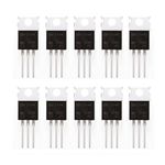 HUABAN 10 Pieces IRFZ44N Vdss=55V RDS(on)=0.0175 ohm Id=49A TO220 Power N-Channel MOSFET Transistor