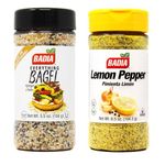 Badia Lemon Pepper Seasoning 184.3g and Badia Everything Bagel Seasoning 156g