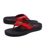 SOLLBEAM Womens Original Orthotic Comfort Thong Style Flip Flops Sandals with Arch Support Heel Cup