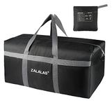 ZALALAS Travel Duffle Bag, 96L Foldable Extra Large Holdall Bag Lightweight Duffel Bag for Men Women Water-Proof &Tear Resistant,Black